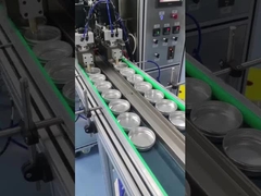 Eenmalige pompvulmachine met drie meter lange transportband