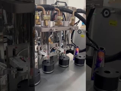 Accurate Cosmetic Cream Filling Machine Dubbelkleurige Creme Jar Filling Machine Met AC Motor