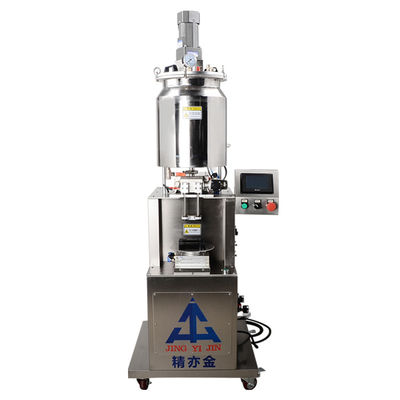 Dubbelkop automatische lipgloss vulmachine 220V kwantitatieve vulmachine