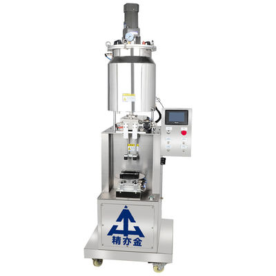 220V 50Hz Lipgloss Tube Filler Machine 2.3kw Vaste staal