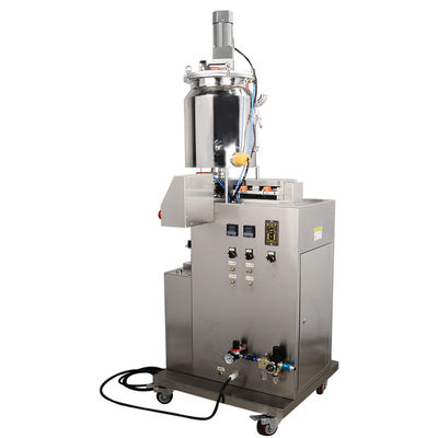 Verticale vulmachine met dubbele hoofdmascara kwantitatieve verwarming
