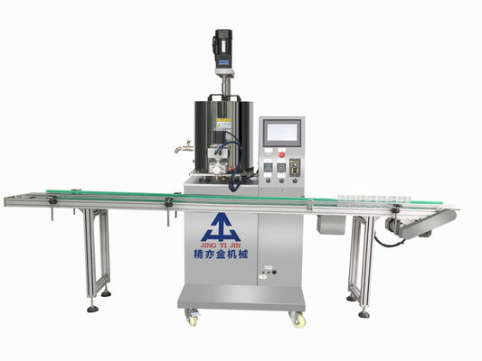 Eenmalige pompvulmachine met drie meter lange transportband