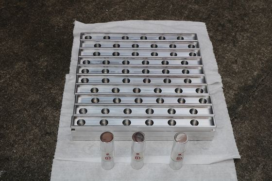 6 Holes Vermicelli Professional Lipstick Mold CE ISO gecertificeerd