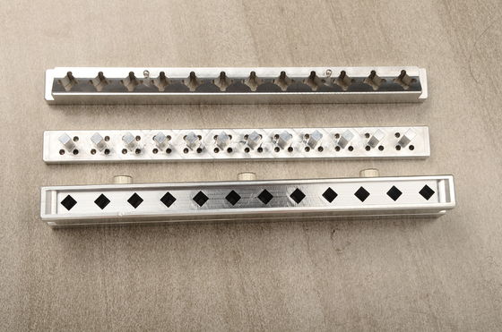 12 Hole Diy Lipstick Mould Hard lipstick vormgevende malen aluminiumlegering