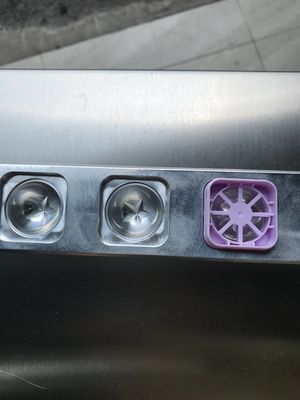 6 Holes pentagram Lipstick Mould Kit Warmvullen Aluminium