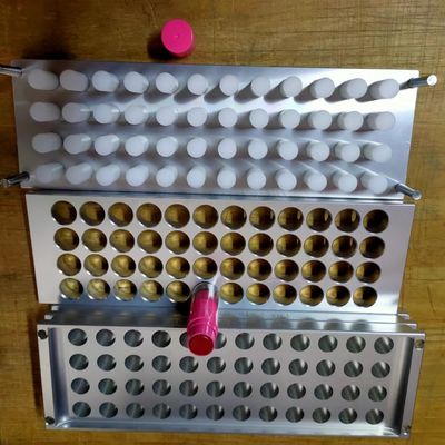 48 gaten aangepaste lippenstiftvorm warmvullen 1-2 vormen per minuut