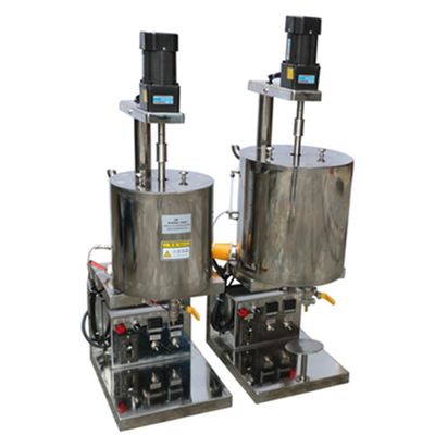 Lippenstiftproductielijn 20L Verwarming Lipenstiftvulmachine Zilver roestvrij staal