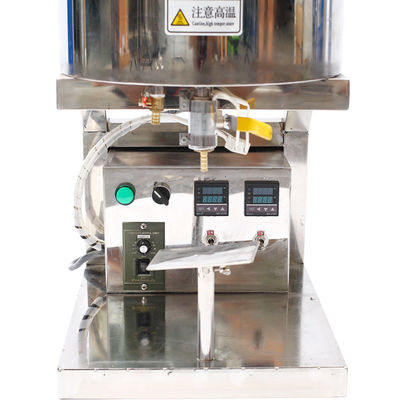 Lippenstiftproductielijn 20L Verwarming Lipenstiftvulmachine Zilver roestvrij staal