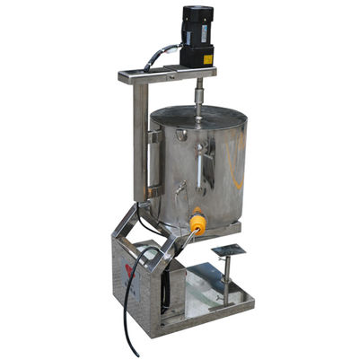 Lippenstiftproductielijn 20L Verwarming Lipenstiftvulmachine Zilver roestvrij staal