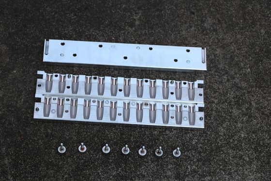 Dubbelkleurige lippenstiftproductielijn Schimmel met 12 gaten