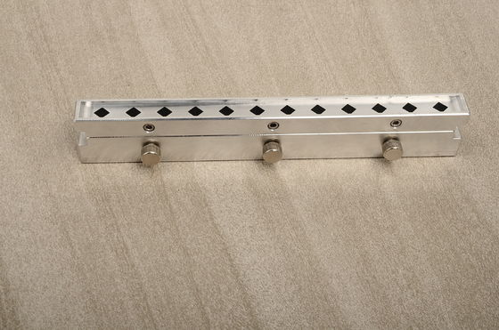 12 Holes Custom Lipstick Mould Kleine gouden staaf Vierkant Aluminium