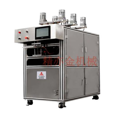 380V 50Hz 9,5KW cosmetische crème vulmachine met transportband