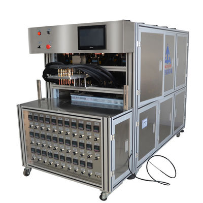 Multicolor crème vulmachine Vijftien-kleurige vulmachine met transportband