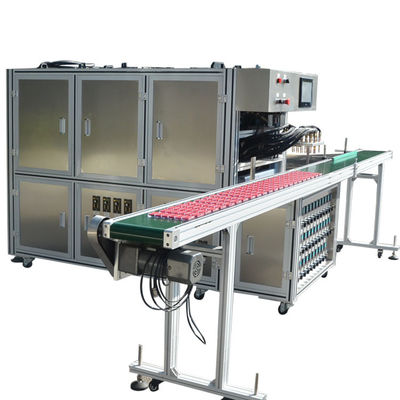Multicolor crème vulmachine Vijftien-kleurige vulmachine met transportband