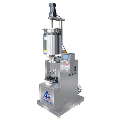 SUS304 Kleine lipgloss vulmachine AC-motor met dubbele sproeiers