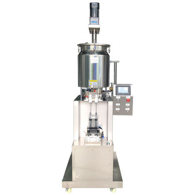 SUS304 Kleine lipgloss vulmachine AC-motor met dubbele sproeiers