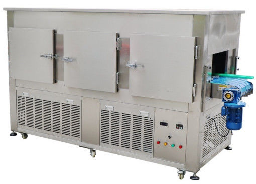 Volledig automatische cosmetische crème vulmachine met vijf rijstroken circulerende vrieztunnelmachine