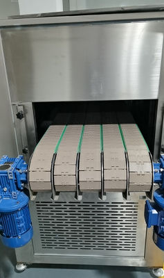 SUS304 Op maat gemaakte automatische productielijn Vijf rijstroken circulerende vrieztunnelmachine