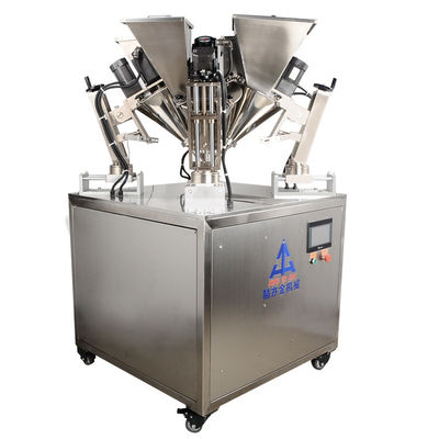 940 mm Tafelhoogte Cosmetische poedermachine 4 Kleurpoedervulmachine