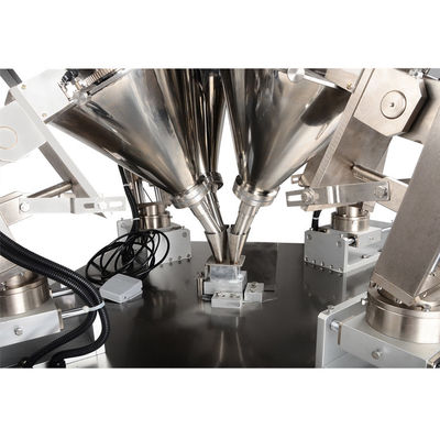 940 mm Tafelhoogte Cosmetische poedermachine 4 Kleurpoedervulmachine
