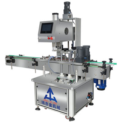800W vloeistof vulmachine en dopmachine Automatische flesstopper 20-50 stuks / min