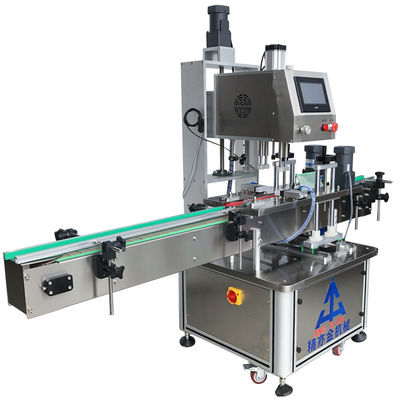 800W vloeistof vulmachine en dopmachine Automatische flesstopper 20-50 stuks / min