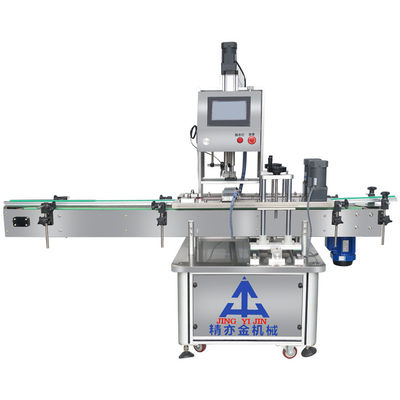 Servo-automatische hogesnelheid plastic flessen Capping Machine Full-Automatic Servo Capping Machine 20-50 Pcs / Min