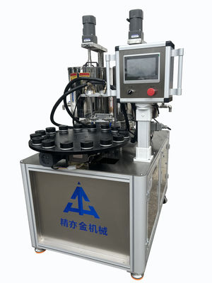 Cosmetische Lipbalm Creme Filling Machine Dubbelkleurige Creme Jar Filling Machine Met AC Motor
