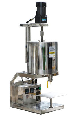 Eenvoudige verwarmde lippenstift vulmachine 20L Aluminium Mould Lippenstift vulmachine