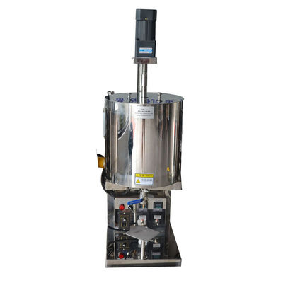 Eenvoudige verwarmde lippenstift vulmachine 20L Aluminium Mould Lippenstift vulmachine