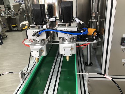 Vullingsmachine voor het verwarmen van olie en room 80L, met dubbele kop, met verwarmingspomp
