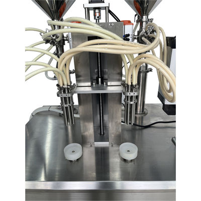 twee-kleurige chocolade schroefverwarmingsvulmachine