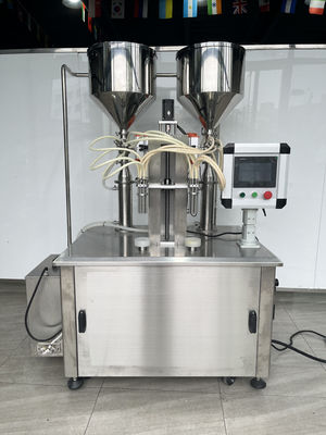 Verwarmingsvulmachine met twee kleuren schroef, lipgloss